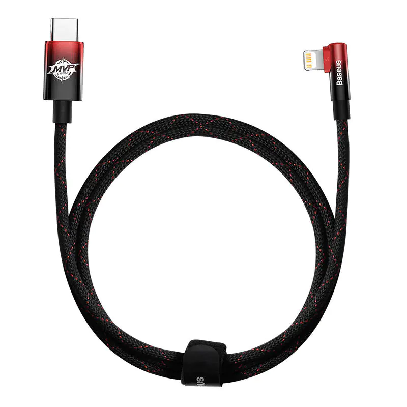 ⁨USB-C to Lightning Baseus MVP 20W 1m Cable (B&Red))⁩ at Wasserman.eu