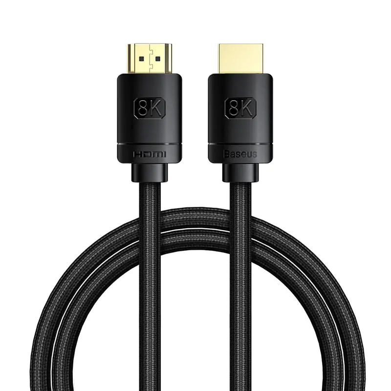 ⁨Kabel HDMI do HDMI Baseus High Definition 1.5m, 8K (czarny)⁩ w sklepie Wasserman.eu