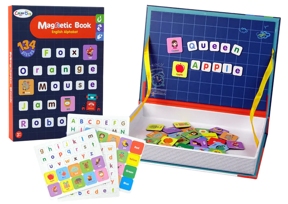 ⁨Magnetic puzzle book English alphabet pictures⁩ at Wasserman.eu