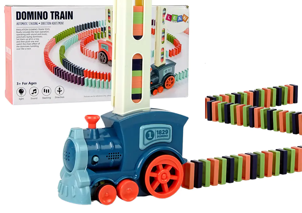 ⁨Interactive Locomotive Train Stacking Domino Sound⁩ at Wasserman.eu