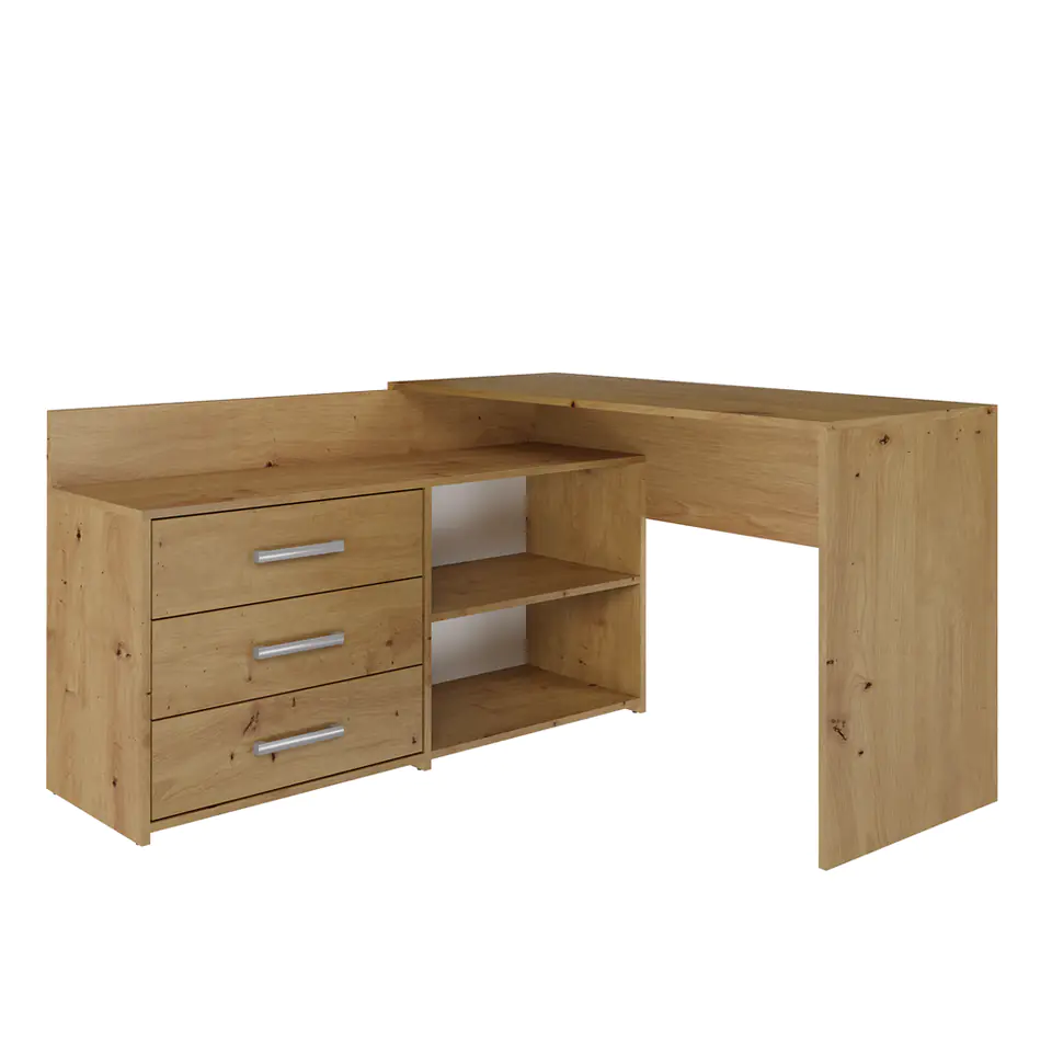 ⁨Topeshop DANY ARTISAN KPL computer desk Oak colour⁩ at Wasserman.eu