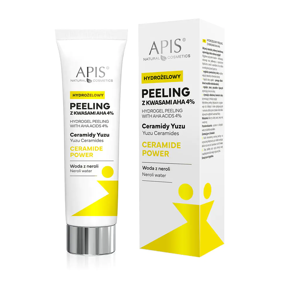 ⁨Apis ceramide power hydrogel peeling with AHA acids 4% 100 ml⁩ at Wasserman.eu