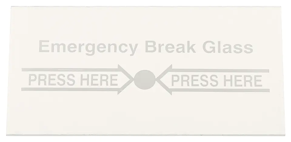SPARE GLASS PW-C1/GLASS FOR EMERGENCY DOOR OPENING BUTTONS at Wasserman.eu