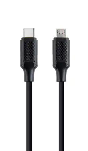 ⁨GEMBIRD KABEL USB TYPE-C(M) -> USB MICRO (M) ŁADOWANIE/TRANSMISJA DANYCH, 1.5M, CZARNY⁩ w sklepie Wasserman.eu