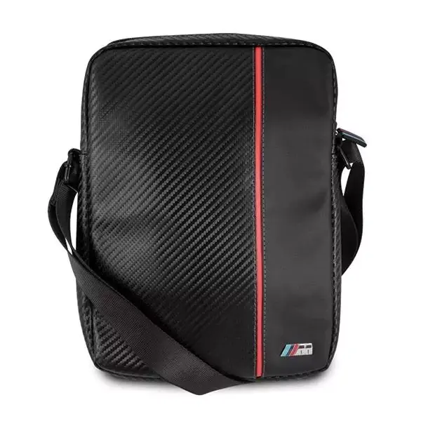 ⁨BMW BAG BMTB8CAPRBK Tablet 8" black/black Carbon / Red Stripe⁩ at Wasserman.eu