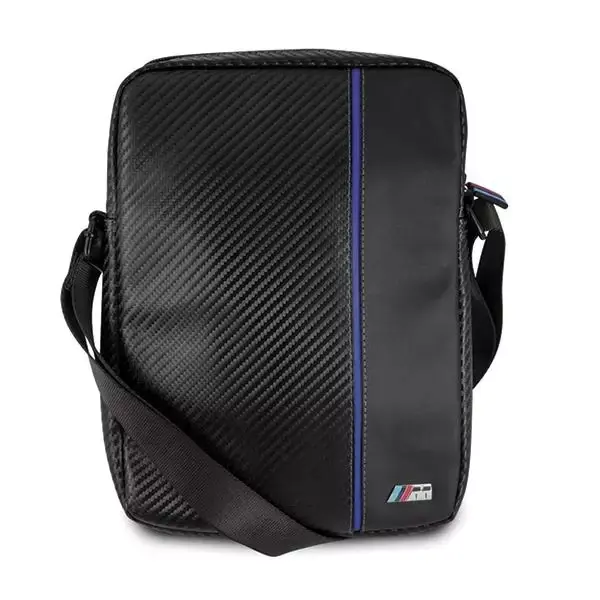 ⁨BMW BAG BMTB8CAPNBK Tablet 8" black/black Carbon / Blue Stripe⁩ at Wasserman.eu