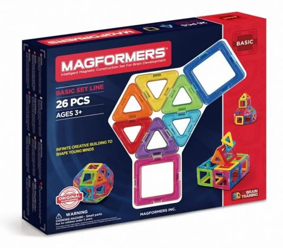 Magformers Magnetic bloc ks basic 26 pcs. at Wasserman.eu