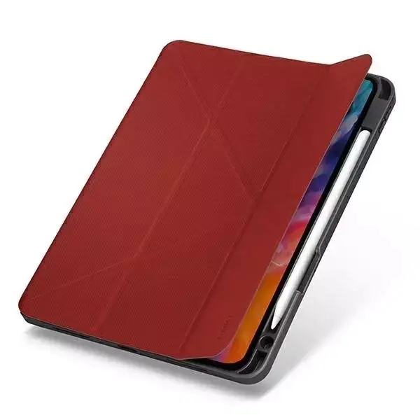 ⁨UNIQ etui Transforma Rigor iPad Air 10,9 (2020) czerwony/coral red Atnimicrobial⁩ w sklepie Wasserman.eu