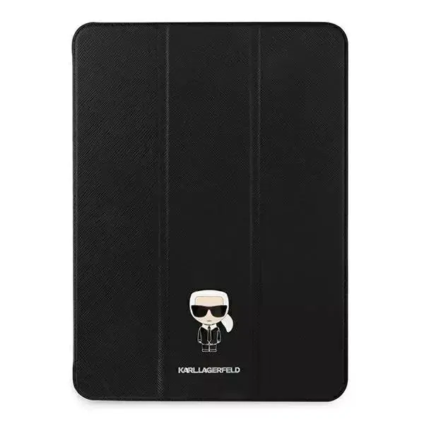 ⁨Karl Lagerfeld KLFC11OKMK iPad 11" Pro 2021 Book Cover black/black Saffiano Karl Iconic⁩ at Wasserman.eu