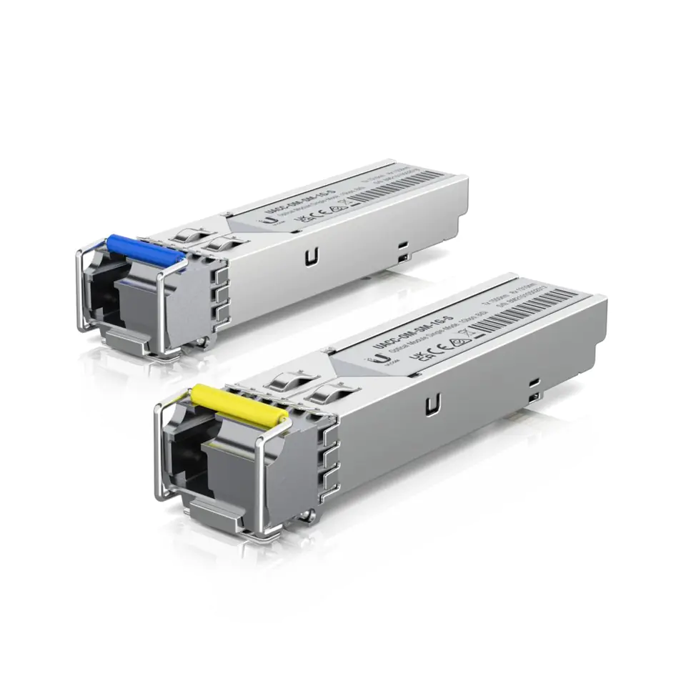 ⁨Ubiquiti SFP  Optical Module Single-Mode, 1Gbps, BiDi, 20-p.⁩ at Wasserman.eu