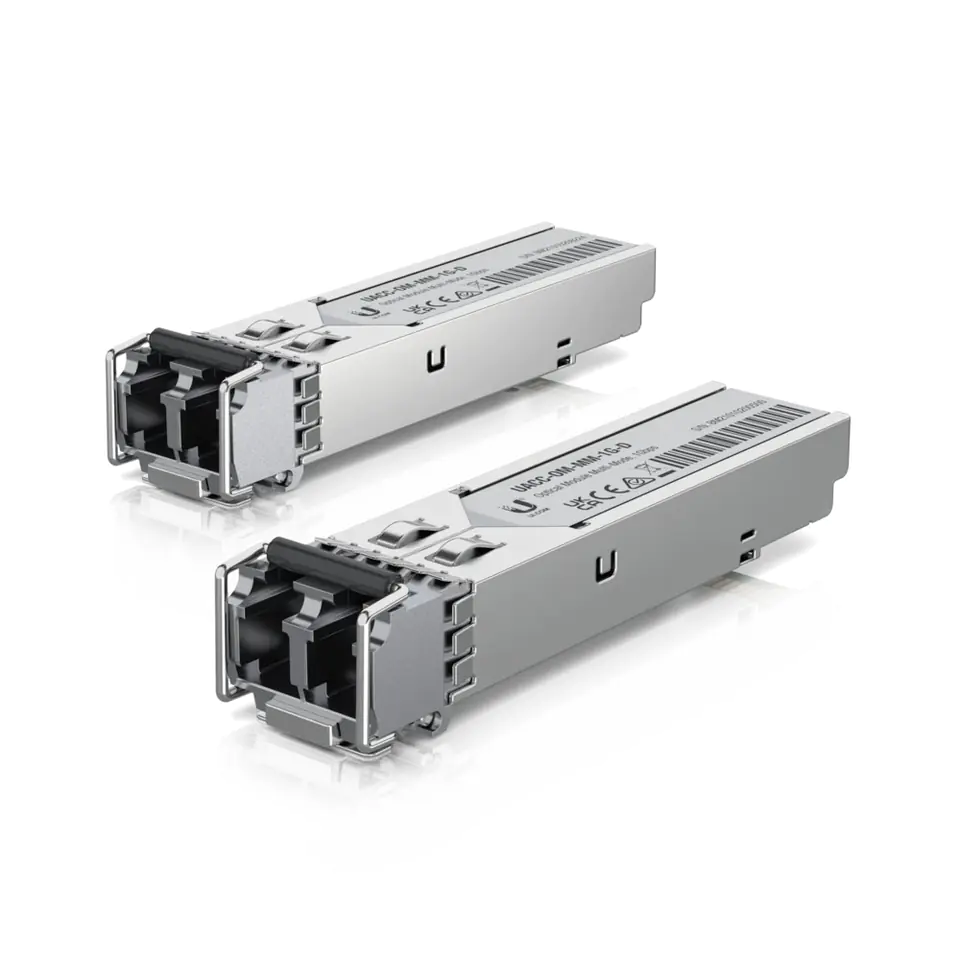 ⁨UBIQUITI UACC-OM-MM-1G-D-2 OPTICAL MODULE MULTI-MODE, 1GBPS, 2-PACK⁩ at Wasserman.eu