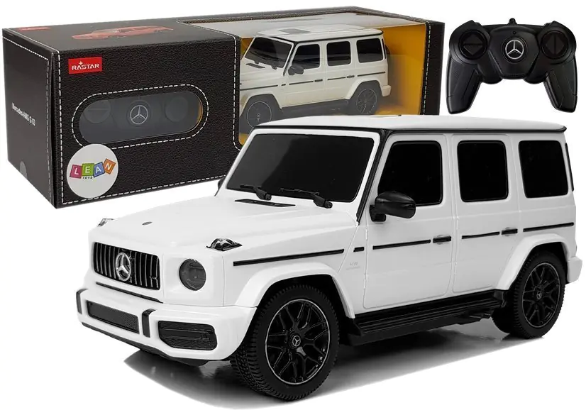 ⁨Auto Mercedes AMG G63 Zdalnie Sterowany R/C 1:24  Biały 2.4 G⁩ w sklepie Wasserman.eu