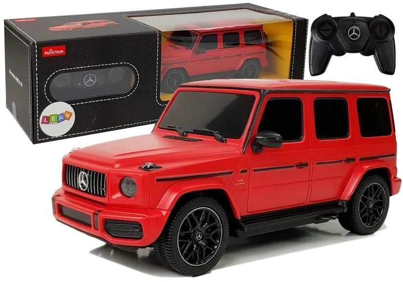 ⁨Auto Mercedes AMG G63 Zdalnie Sterowany R/C 1:24 Czerwony 2.4 G⁩ w sklepie Wasserman.eu