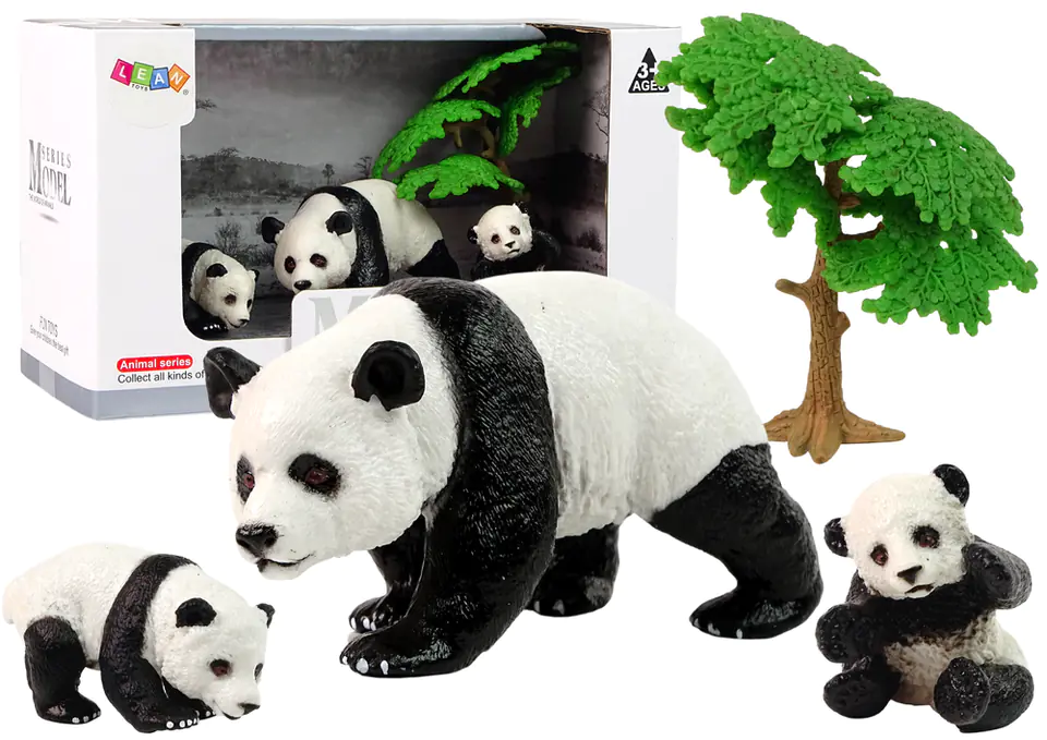 ⁨Figurine Animals Panda Set with Small⁩ at Wasserman.eu