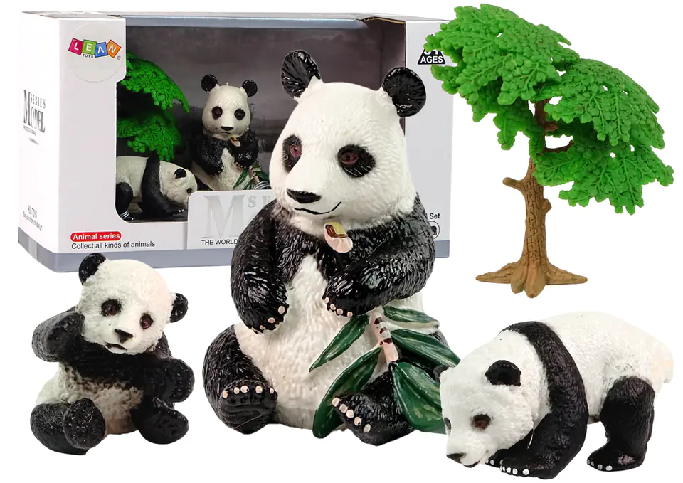 ⁨Figurine Animals Panda Eating Set with Small⁩ at Wasserman.eu