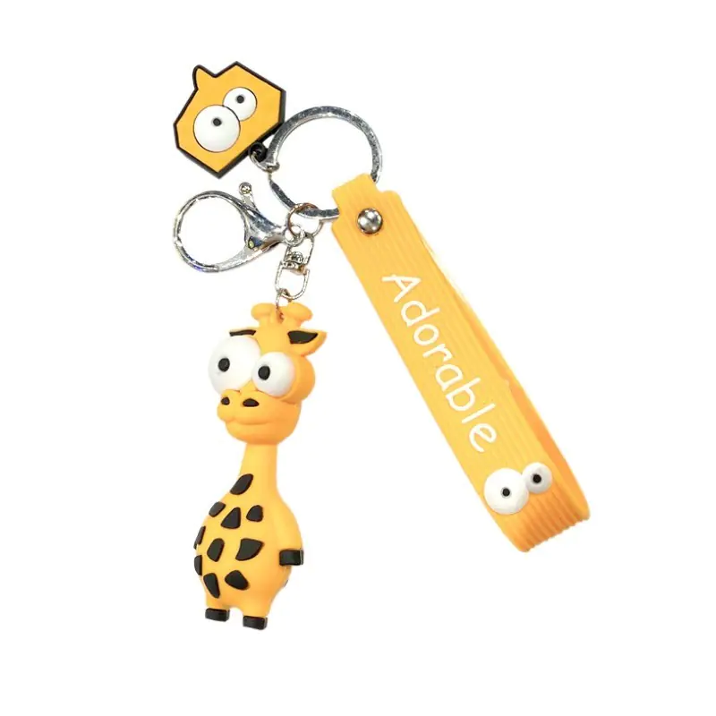 ⁨ECarla Key ring with tag and leash - Giraffe 1pc⁩ at Wasserman.eu