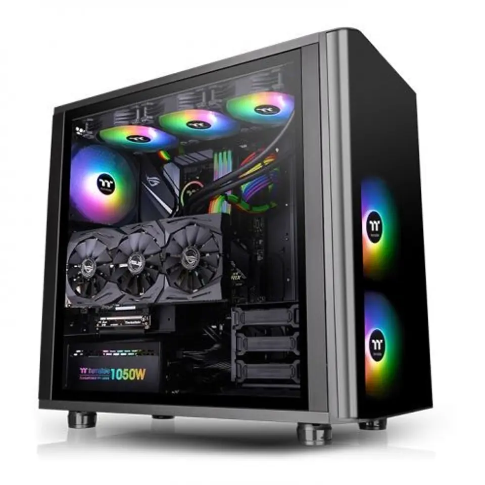 Computer case - View 31 ARGB Tempered Glass - Black at Wasserman.eu