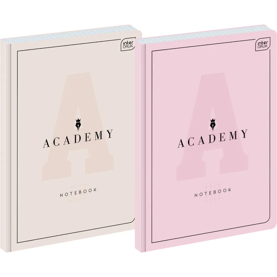 ⁨Brulion A4 96 k. grille M 90g ACADEMY PASTEL⁩ at Wasserman.eu