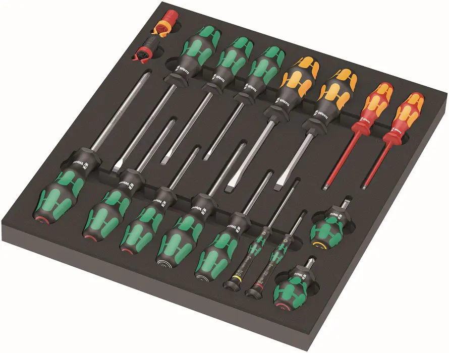 ⁨FOAM INSERT WITH SCREWDRIVERS, SET 1, 18CZ.⁩ at Wasserman.eu