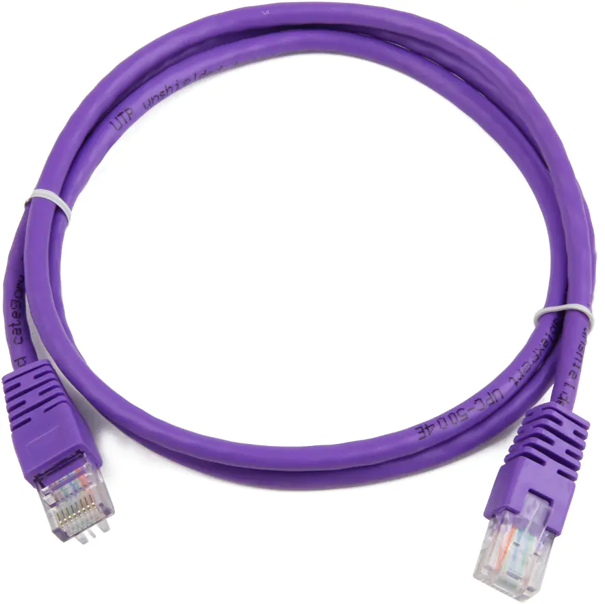 ⁨GEMBIRD Patchcord Cat.5E 2m. Purple 2 Patchcord⁩ at Wasserman.eu