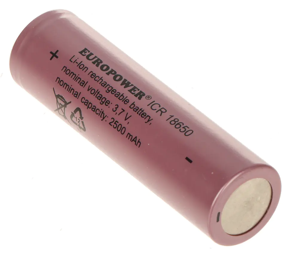 ⁨AKUMULATOR LI-ION BAT-ICR18650/EP 3.7 V EUROPOWER⁩ w sklepie Wasserman.eu