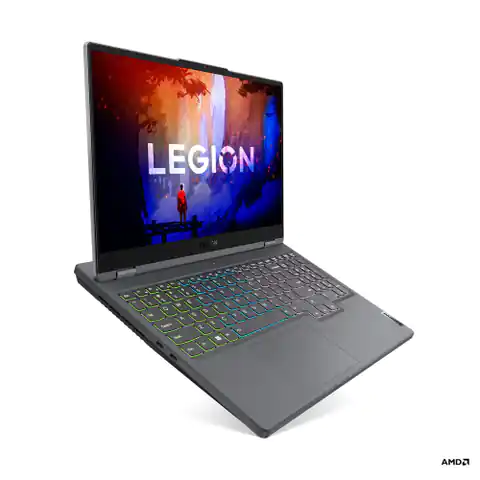 ⁨Lenovo Legion 5 15ARH7H Ryzen 7 6800H 15.6" WQHD IPS 300nits AG 165Hz 16GB DDR5 4800 SSD512 GeForce RTX 3070 8GB NoOS Storm Grey⁩ w sklepie Wasserman.eu