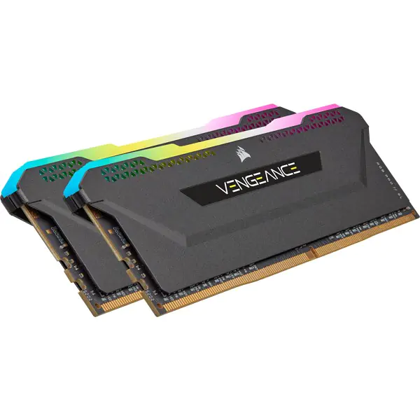 ⁨Corsair Vengeance RGB Pro CMH16GX4M2Z3600C18 memory module 16 GB 2 x 8 GB DDR4 3600 MHz⁩ at Wasserman.eu