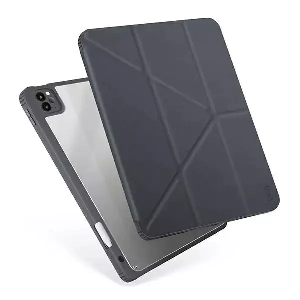 ⁨UNIQ Case Moven iPad Pro 11" (2021/2020) Antimicrobial grey/charcoal grey⁩ at Wasserman.eu