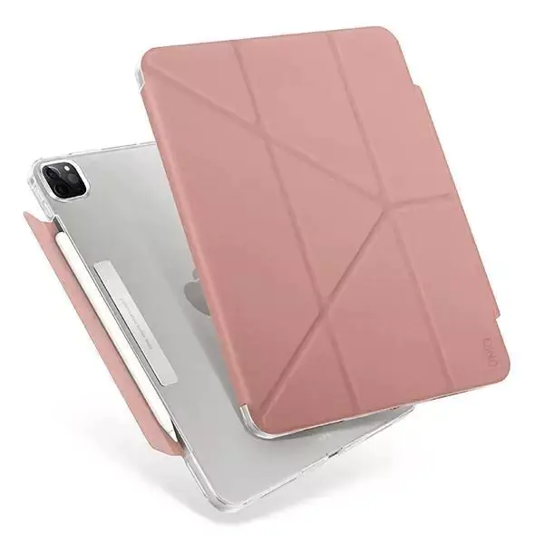 ⁨UNIQ case Camden iPad Pro 11" (2021) pink/peons pink Antimicrobial⁩ at Wasserman.eu