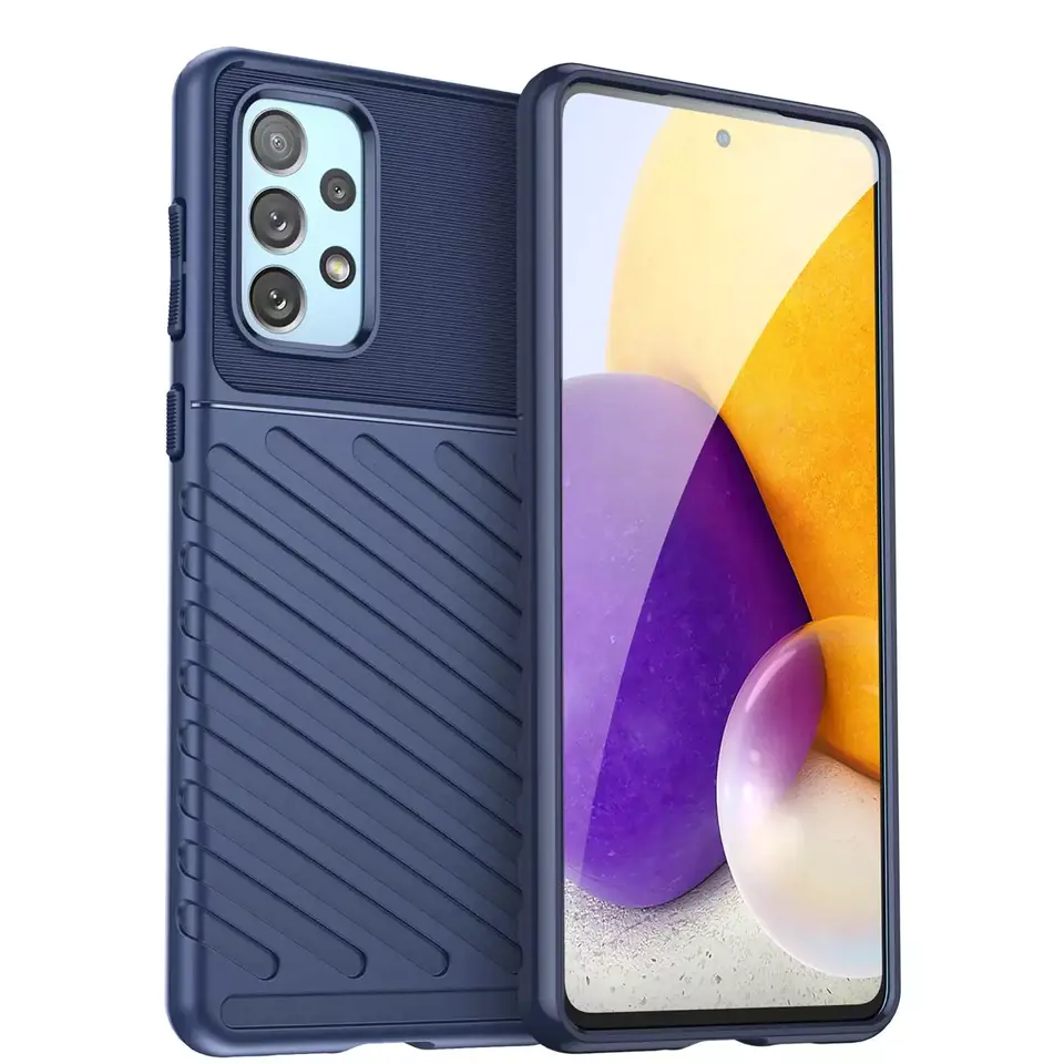 ⁨Thunder Case Flexible Armored Case for Samsung Galaxy A73 blue⁩ at Wasserman.eu