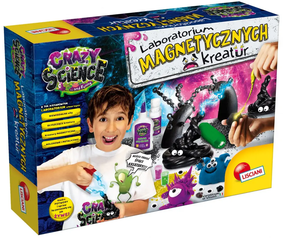 ⁨Science set Crazy Science Laboratory of magnetic creatures⁩ at Wasserman.eu