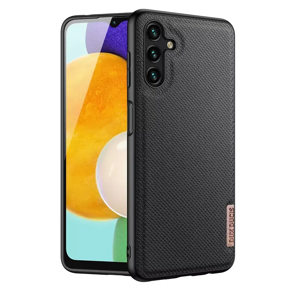 ⁨Dux Ducis Fino case covered with nylon material Samsung Galaxy A13 5G black⁩ at Wasserman.eu