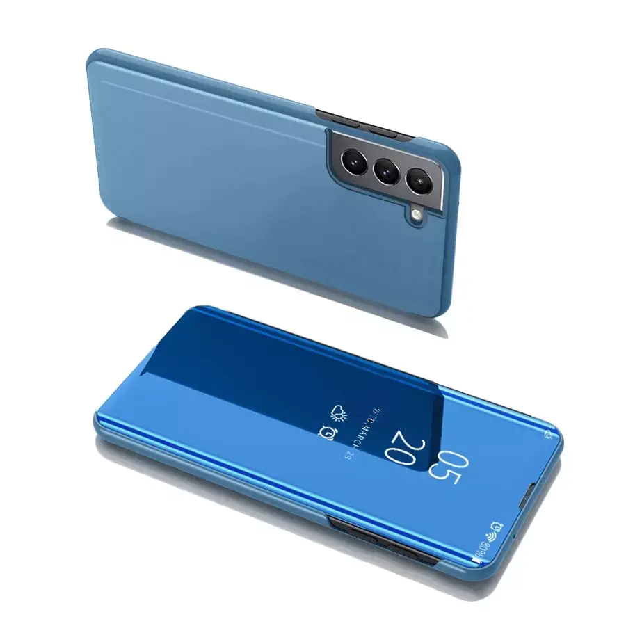 ⁨Clear View Case Case Flip Case Samsung Galaxy S22+ (S22 Plus) blue⁩ at Wasserman.eu