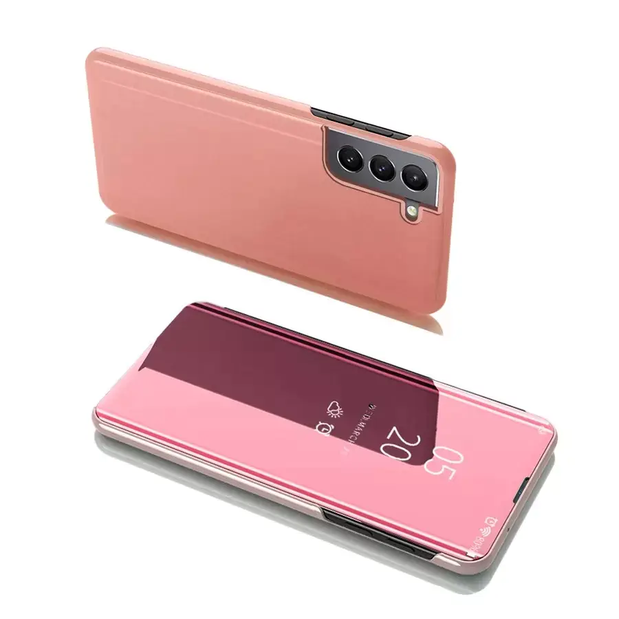 ⁨Clear View Case futerał etui z klapką Samsung Galaxy S22+ (S22 Plus) różowy⁩ w sklepie Wasserman.eu