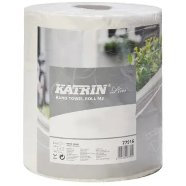 ⁨Towel roll 2w.white M2 PLUS KATRIN 2658/43405/532982 100% cellulose 205x90⁩ at Wasserman.eu