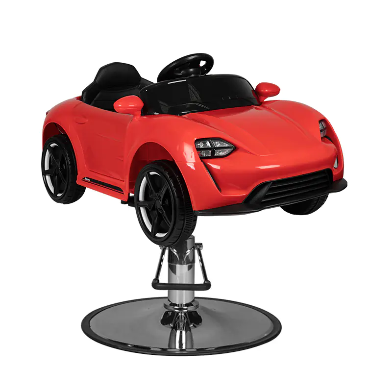 ⁨Children's hairdressing chair PR car red⁩ at Wasserman.eu