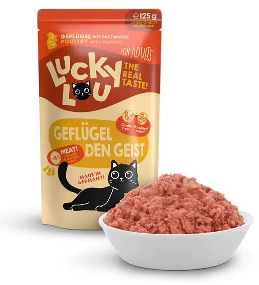 ⁨Lucky Lou Lifestage Adult Drób saszetka 125g⁩ w sklepie Wasserman.eu