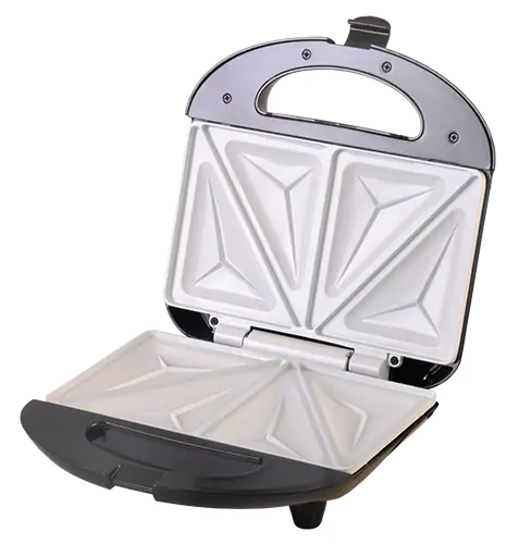 ⁨Camry Premium CR 3018 sandwich maker 700 W Black, Silver⁩ at Wasserman.eu