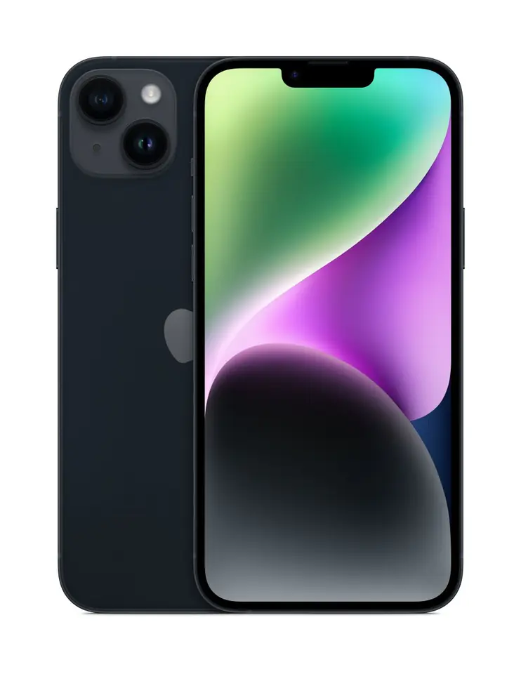 ⁨Smartphone APPLE iPhone 14 Plus 256 GB Midnight (Północ) MQ533PX/A⁩ w sklepie Wasserman.eu