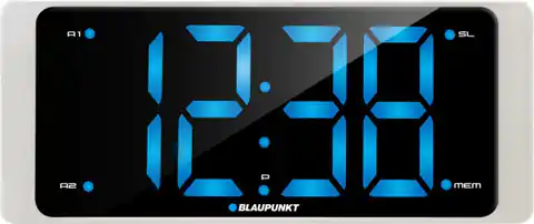 ⁨BLAUPUNKT CR16WH Radiobudzik Blaupunkt CR16WH , FM PLL, USB chargin, LED display 3⁩ w sklepie Wasserman.eu