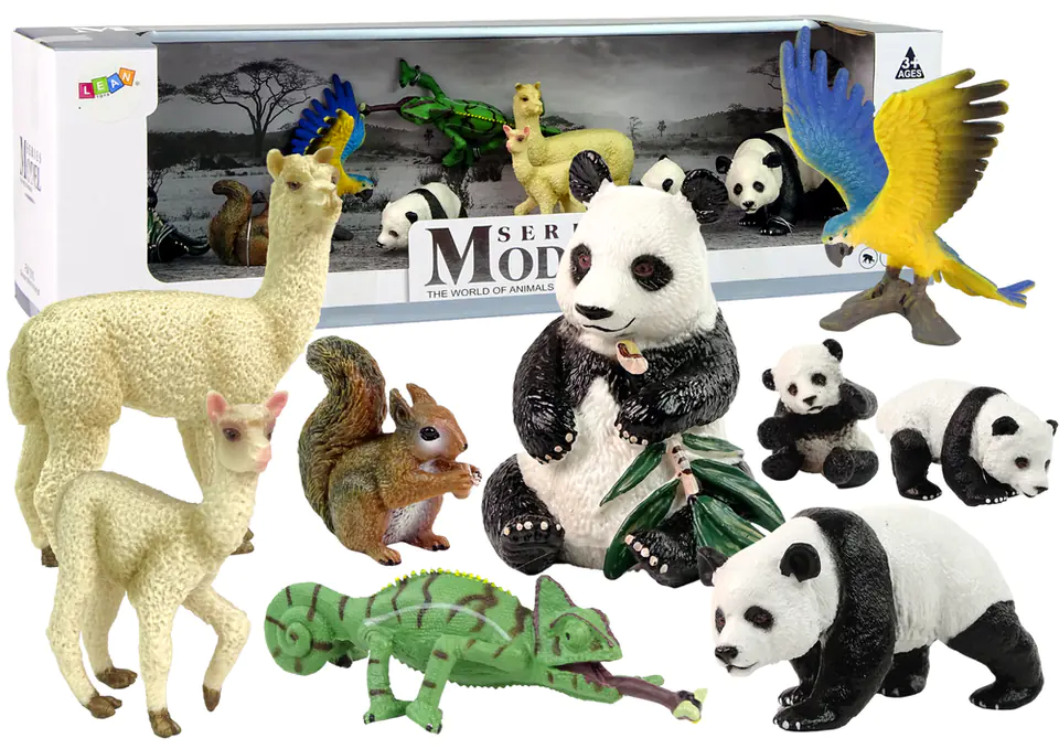 ⁨Figurine Animals Set Parrot Panda⁩ at Wasserman.eu