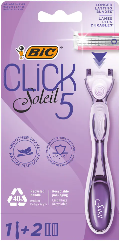 ⁨Bic System Women's Razor Click Soleil 5 1op.⁩ at Wasserman.eu