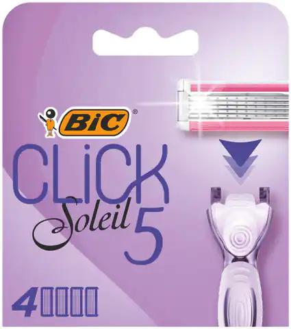 ⁨Bic System Inserts for Women's Razor Click Soleil 5 1op.-4pcs⁩ at Wasserman.eu