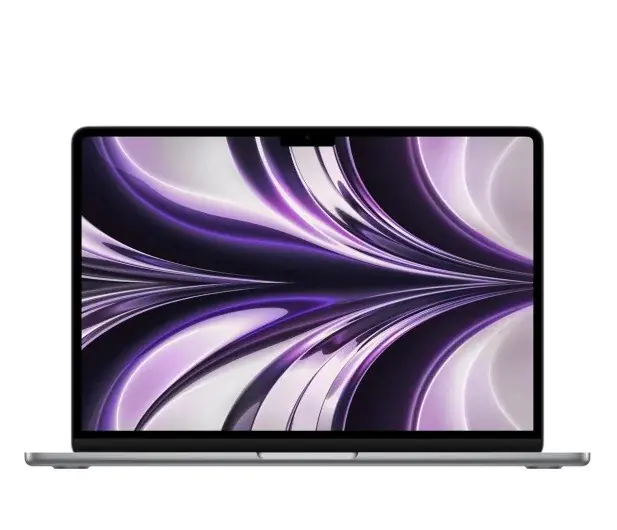 ⁨MacBook Air 13,6 inches: M2 8/10, 24GB, 256GB, 30W - Space Grey - MC7U4ZE/A/P1/R1⁩ at Wasserman.eu