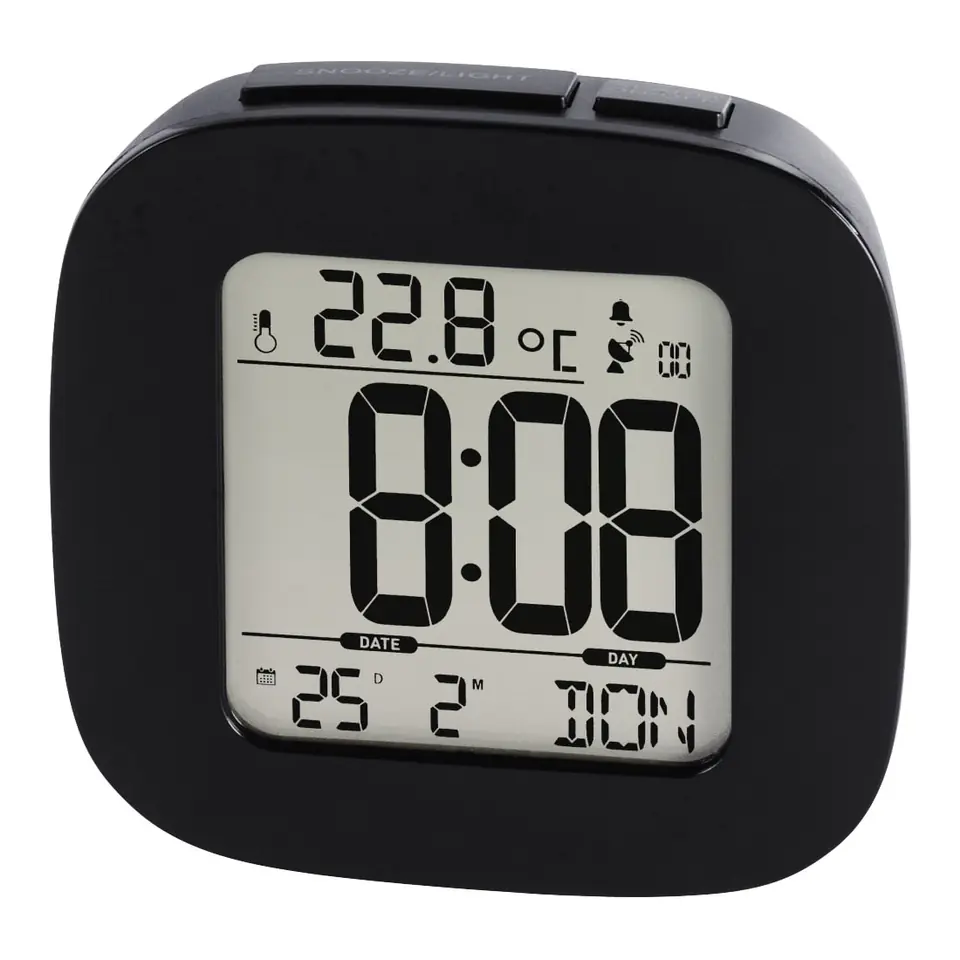 ⁨Radio alarm clock RC45 black⁩ at Wasserman.eu