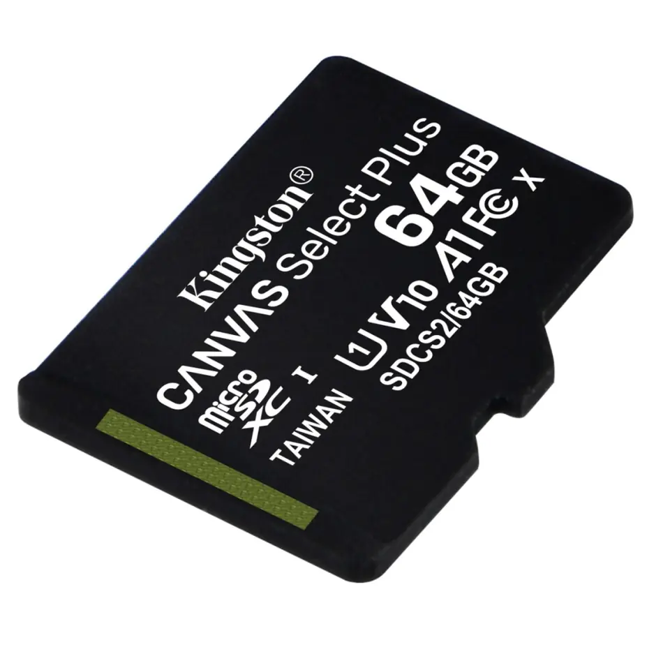 Kingston Technology Canvas Select Plus memory card 64 GB MicroSDXC Class 10 UHS-I at Wasserman.eu