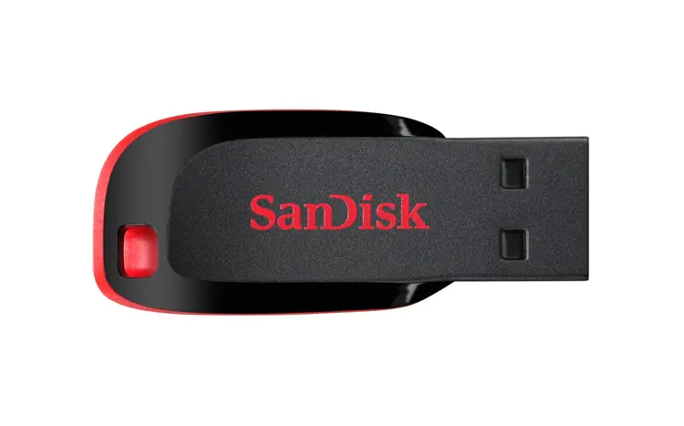 ⁨Sandisk Cruzer Blade USB flash drive 64 GB USB Type-A 2.0 Black,Red⁩ at Wasserman.eu
