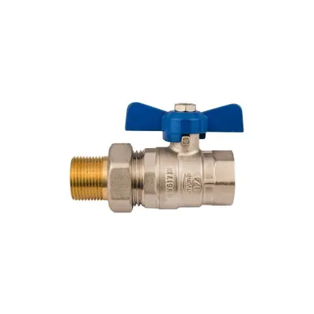 ⁨WATER BALL VALVE MADE OF SCREWS. 1'' TYPE HEAVY PROV⁩ at Wasserman.eu