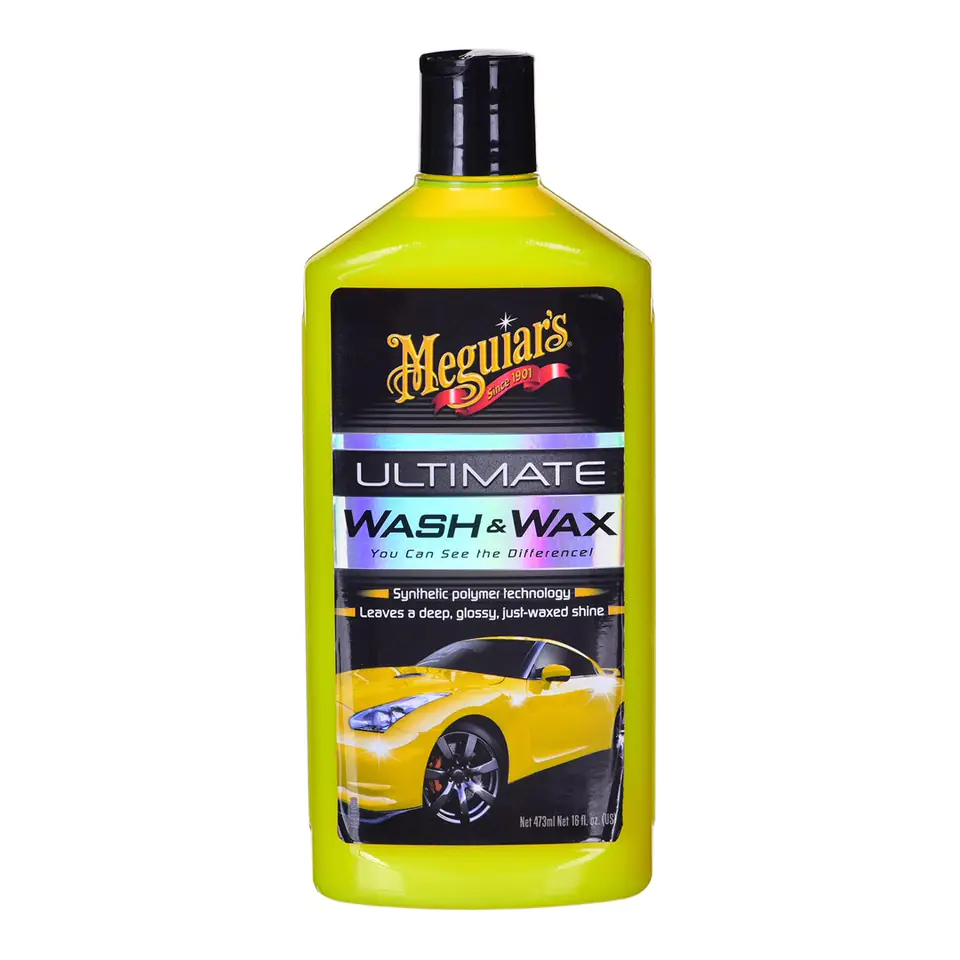 ⁨Meguiar's Ultimate Wash & Wax 473ml - szampon z woskiem⁩ w sklepie Wasserman.eu