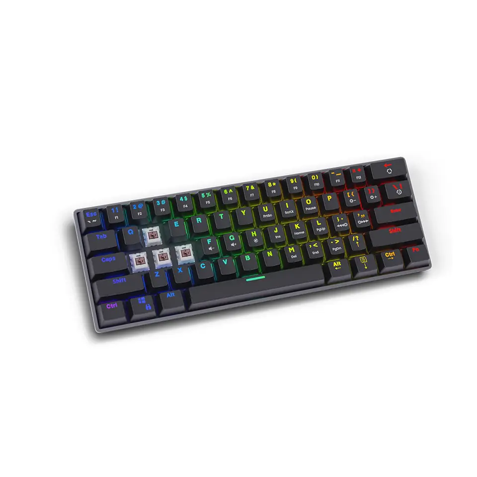 ⁨SAVIO Mechanical Keyboard BLACKOUT Brown (Outemu Brown), black⁩ at Wasserman.eu